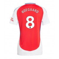 Dres Arsenal Martin Odegaard #8 Domáci pre Ženy 2024-25 Krátky Rukáv